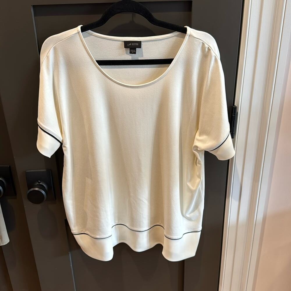 J.Jill Cream Shirt Medium NWOT